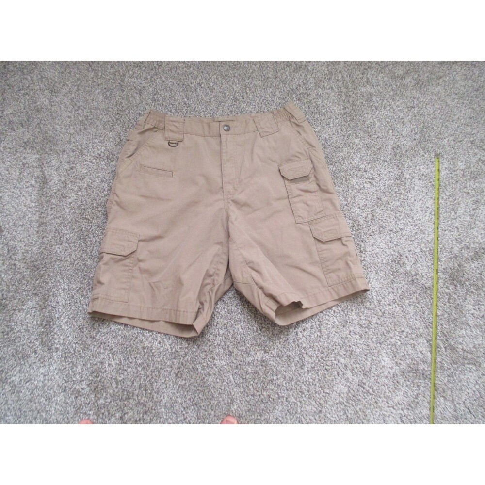 5.11 Tactical Taclite Pro Shorts 32 9" Khaki Ripstop Cargo Pocket Outdoor Hiking